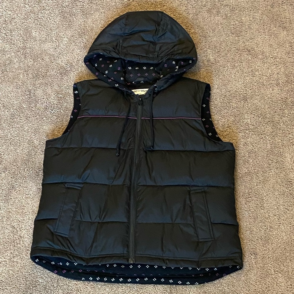 EUC Old Navy Vest with Hood Women’s Size L